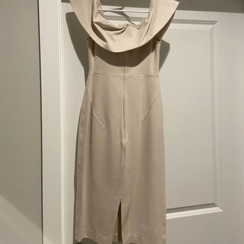 Ivory off the Shoulder Formal Dress